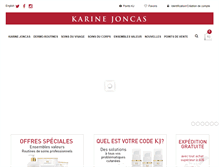 Tablet Screenshot of karinejoncas.com